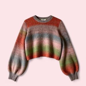 Ted Baker boiled rainbow ombré gradient sweater